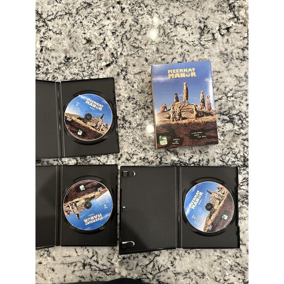 Meerkat Manor - Seasons 1-3 (DVD, 2-Disc Set) - Plus Flower of the Kalahari Book - Picture 3 of 12